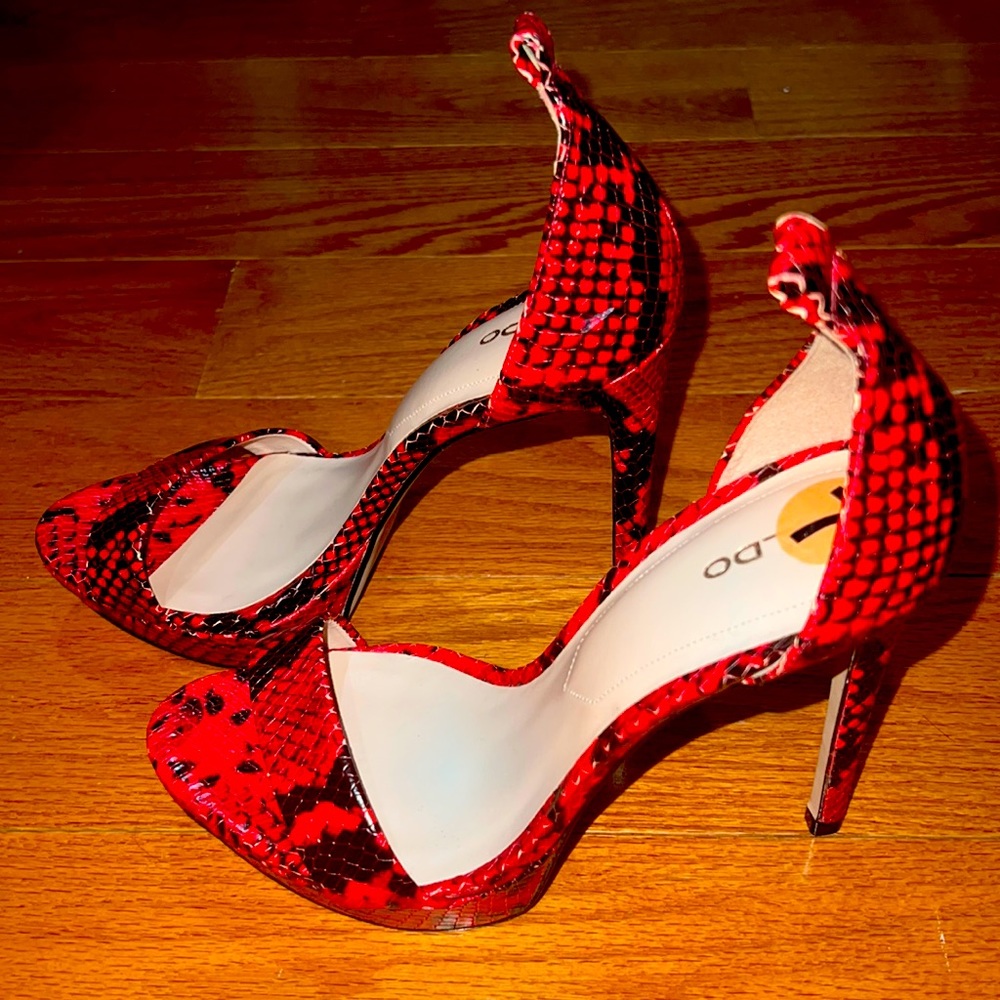 Aldo Snake Skin Heels